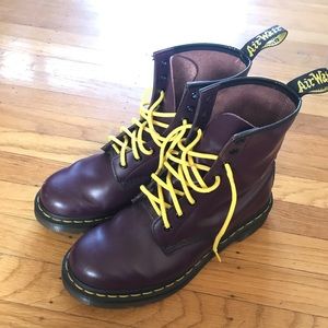 Purple Doc Martens, Women's Size 8